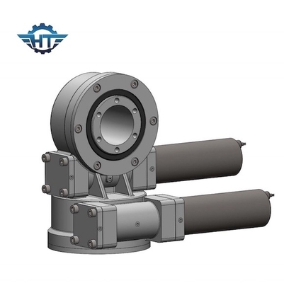 購入 Helical Gear Enclosed Housing Dual Axis Slew Drive Model SDE21 With AC 380 Motor For Solar Tracker online manufacture