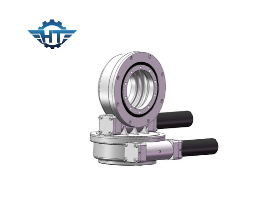 購入 Vertically And Horizontally Mounted Dual Axis Slewing Gear Drive With 24 VDC Motors online manufacture